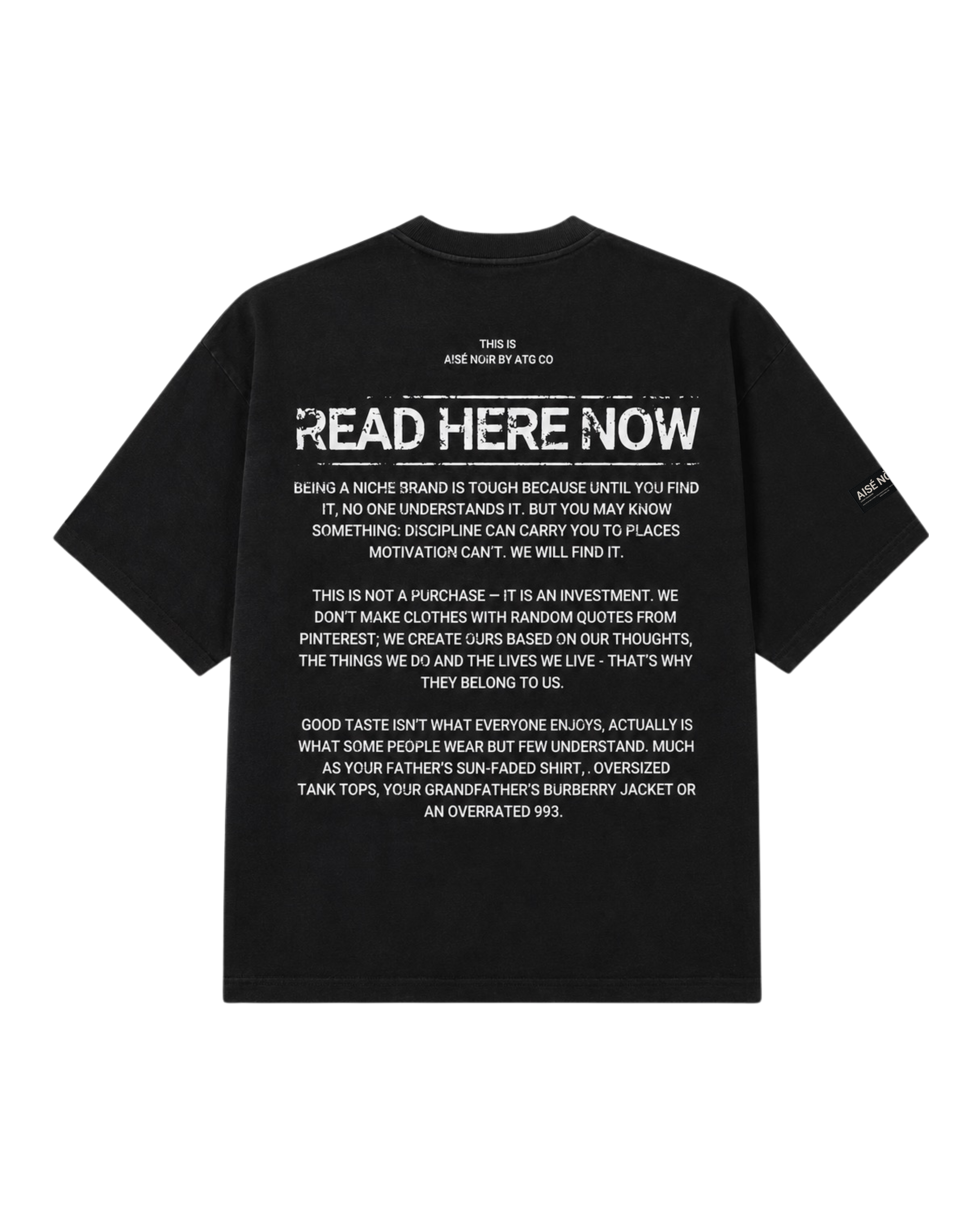 ESSENTIAL "VANTABLACK" T-SHIRT