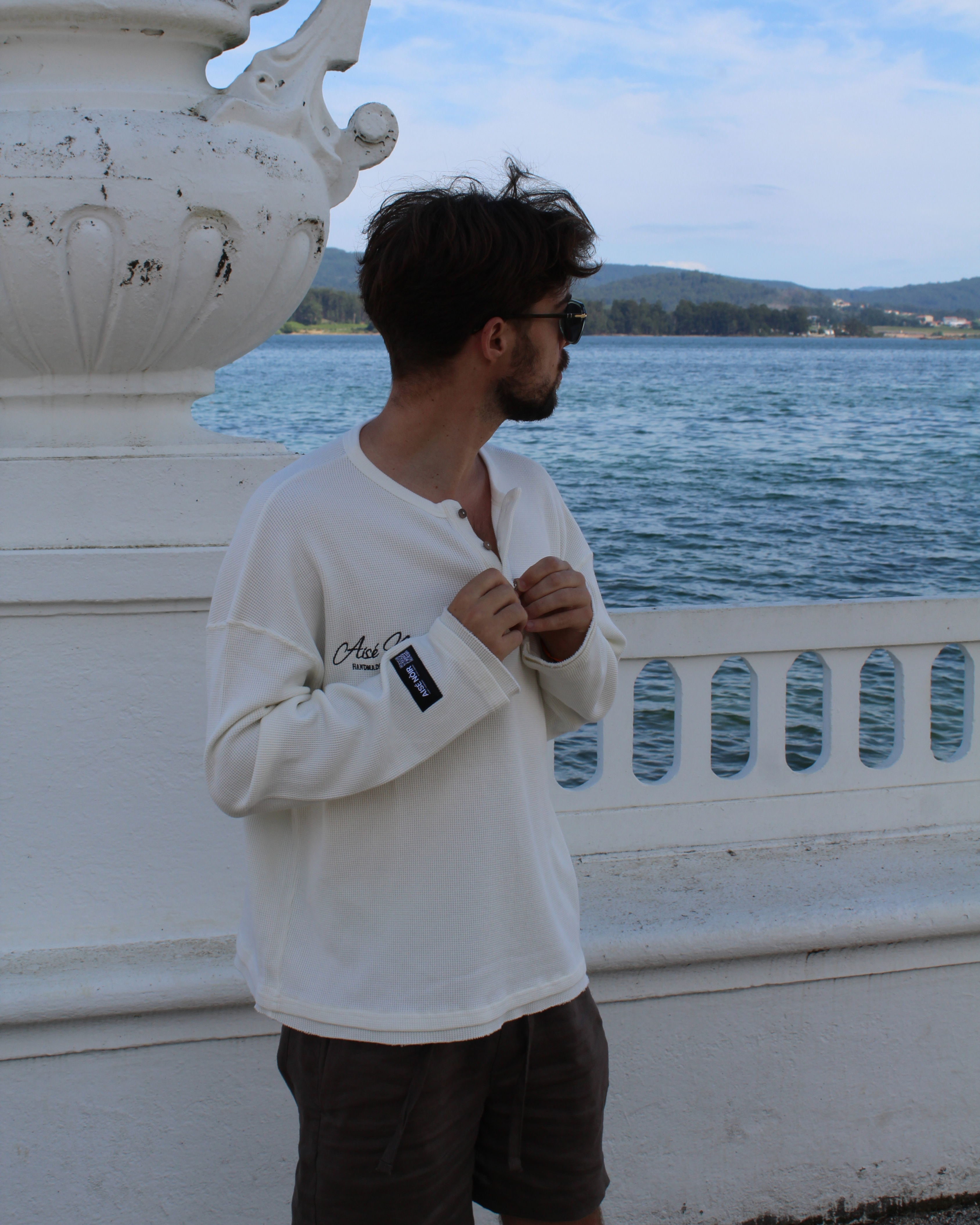 T-BONE MARINA WAFFLE COTTON HENLEY-thumbmail-4